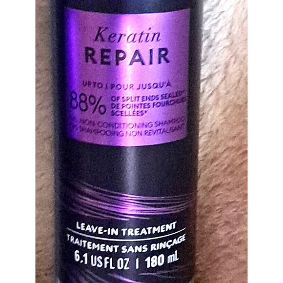 Tresemmé Keratin Repair Leave-In Treatment 6.1 Oz, 2-Pack, Split End Sealing & H - Picture 2 of 3